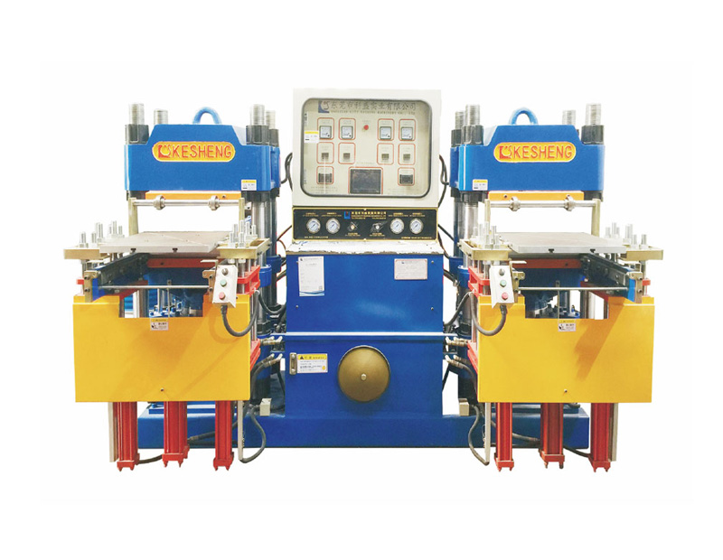 KSH 100-2000（Tons) 高精密度雙油泵全自動前頂3RT開模油壓成型機